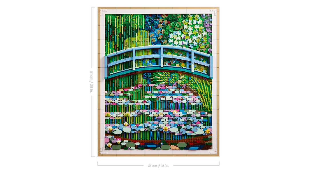 LEGO Art Claude Monet – Bridge over a Pond of Water Lilies | 31220