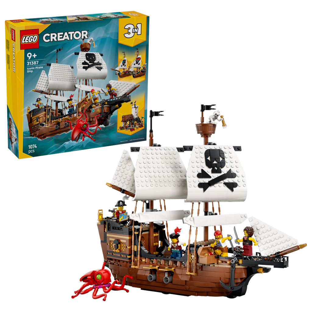 LEGO Creator 3-in-1 Iconic Pirate Ship | 31387