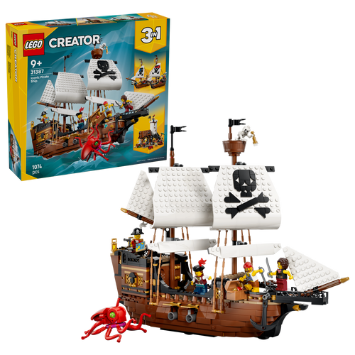 LEGO Creator 3-in-1 Iconic Pirate Ship | 31387