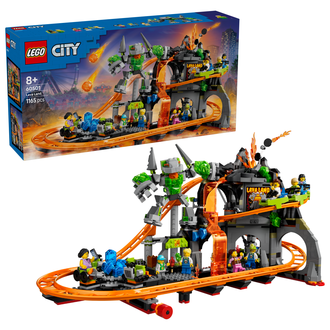 LEGO City Lava Land Roller Coaster Park | 60501