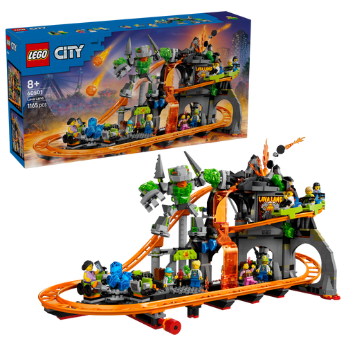LEGO City Lava Land Roller Coaster Park | 60501
