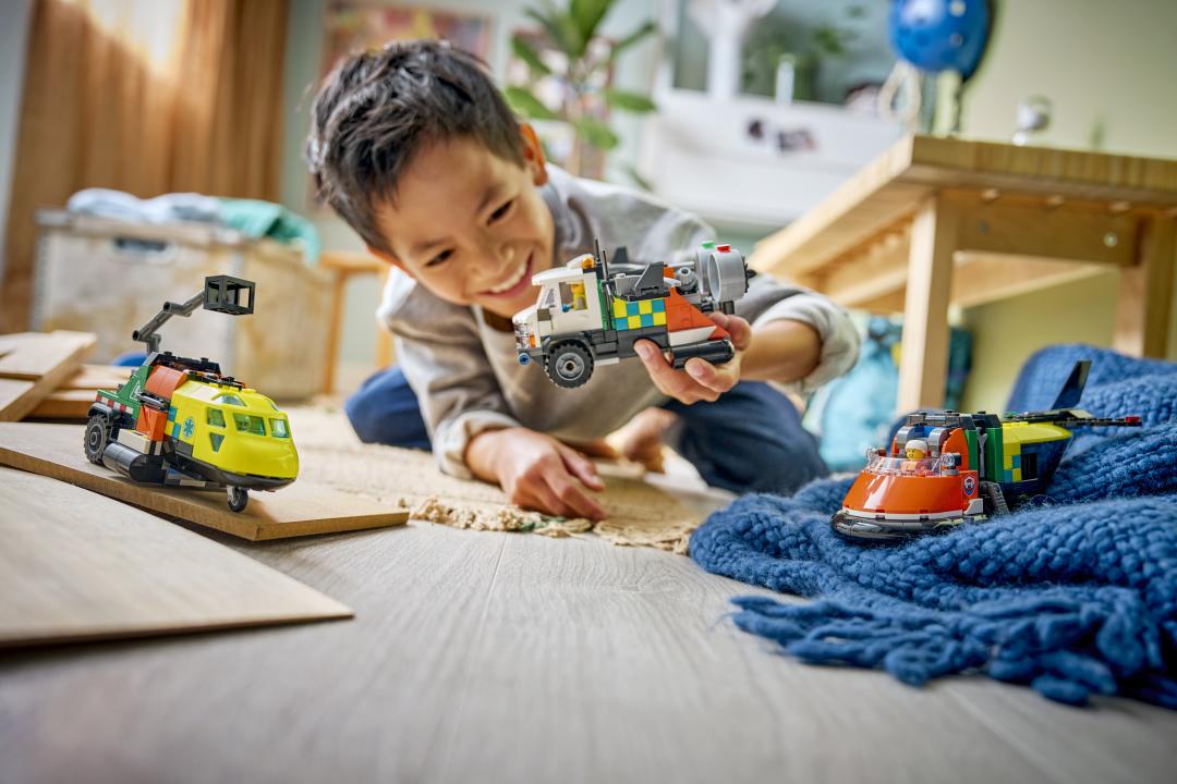 LEGO City Airplane, Service Truck & Hovercraft Remix | 60505