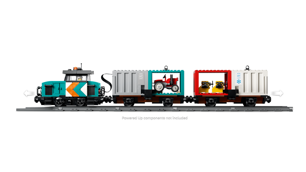 LEGO City Harbor Freight Train with Crane & Truck | 60509