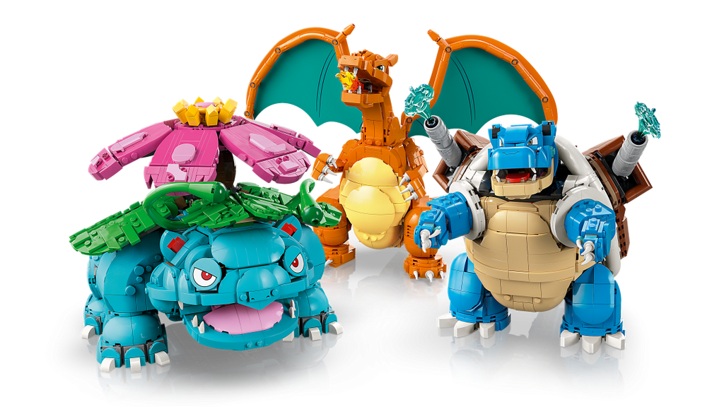 LEGO Pokémon Venusaur, Charizard and Blastoise | 72153