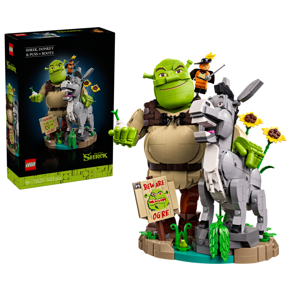 LEGO Icons Shrek, Donkey & Puss in Boots | 72423