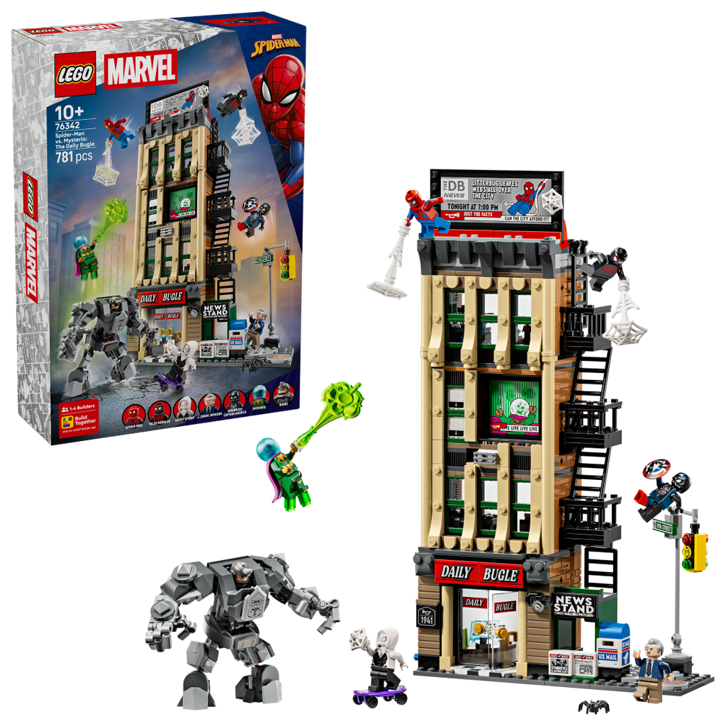 LEGO Marvel Spider-Man vs. Mysterio: The Daily Bugle | 76342