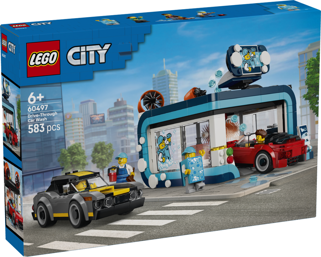 LEGO City Drive-Through Car Wash | 60497