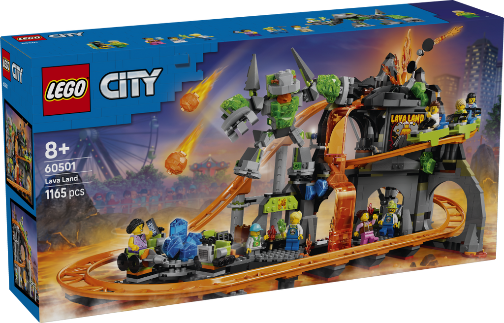 LEGO City Lava Land Roller Coaster Park | 60501