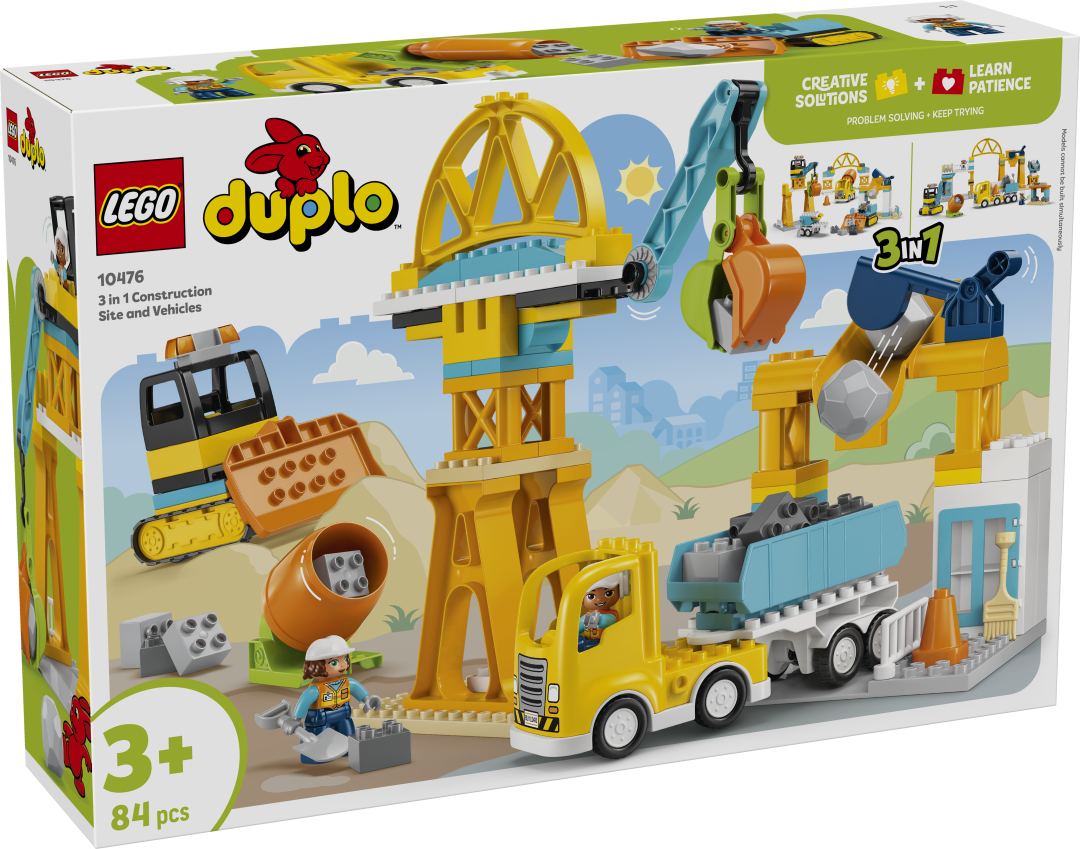LEGO DUPLO 3-in-1 Construction Site and Vehicles | 10476
