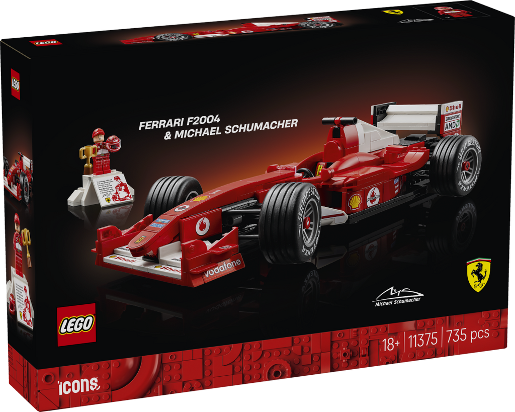 LEGO Icons Ferrari F2004 & Michael Schumacher | 11375