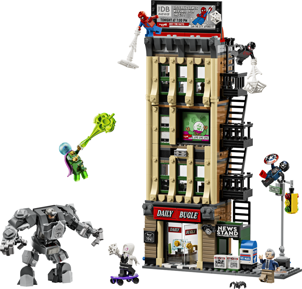 LEGO Marvel Spider-Man vs. Mysterio: The Daily Bugle | 76342