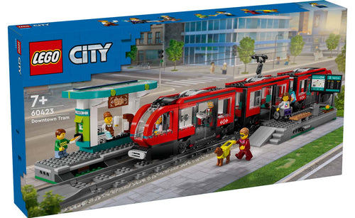 LEGO City Downtown Streetcar and Station | 60423