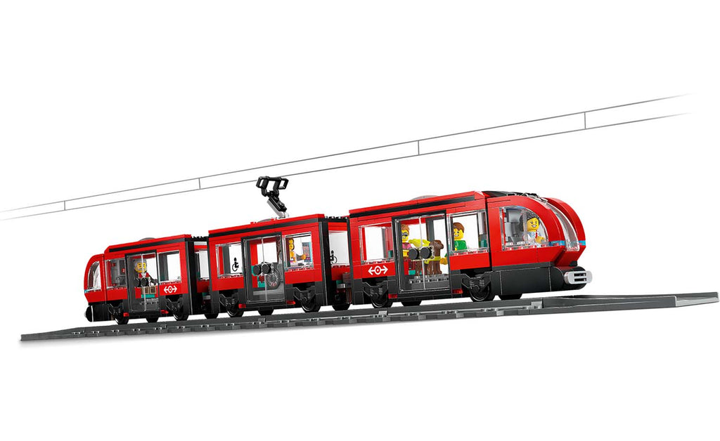 LEGO City Downtown Streetcar and Station | 60423