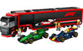 LEGO City F1 Truck with RB20 & AMR24 F1 Cars | 60445