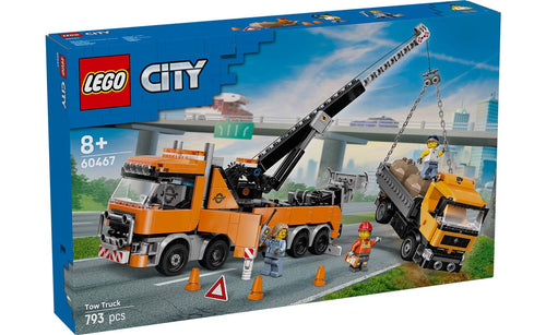LEGO City Heavy-Duty Recovery Tow Truck with Crane | 60467