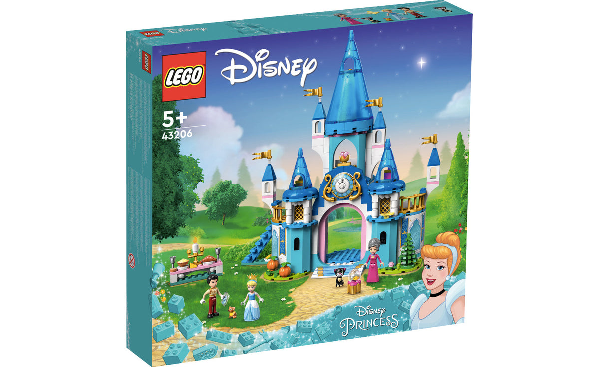 LEGO Disney Cinderella and Prince Charming's Castle | 43206