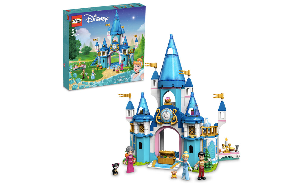 LEGO Disney Cinderella and Prince Charming's Castle | 43206