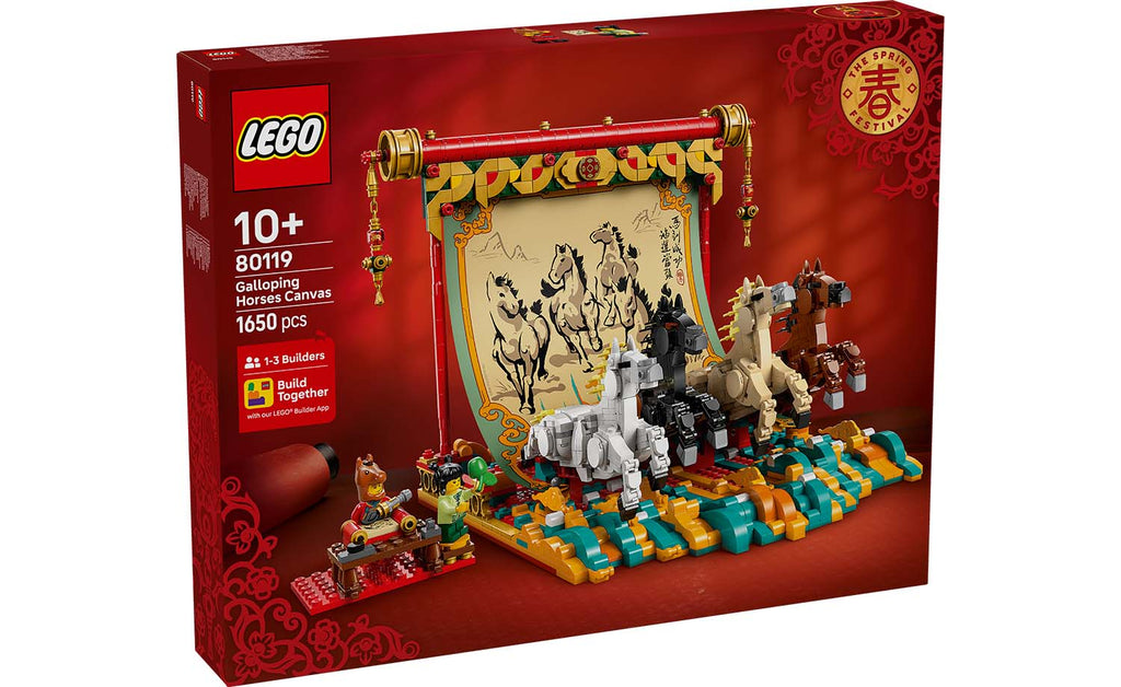 LEGO Iconic Galloping Horses Canvas | 80119