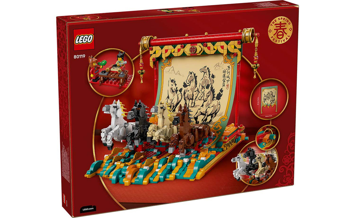 LEGO Iconic Galloping Horses Canvas | 80119