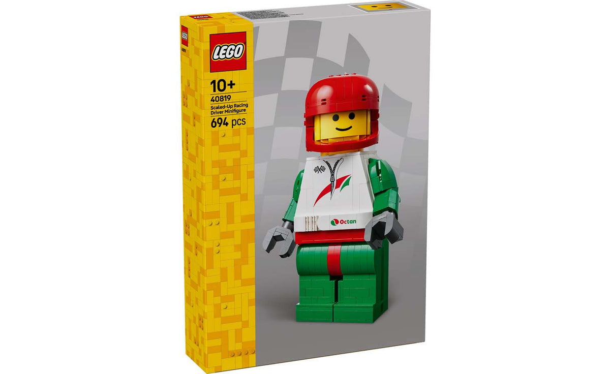 LEGO Iconic Scaled-Up Racing Driver Minifigure | 40819