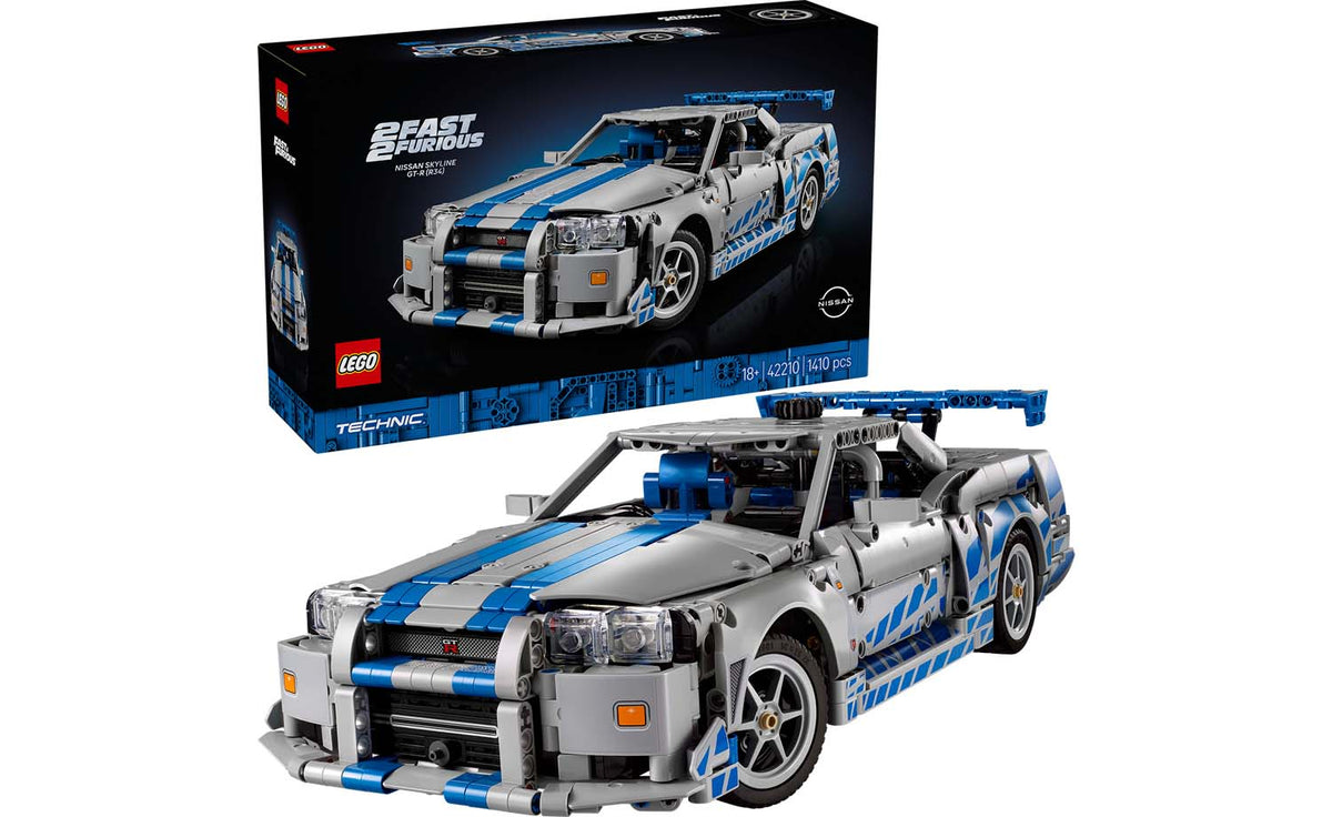 LEGO Technic 2 Fast 2 Furious Nissan Skyline GT-R (R34) Car | 42210